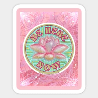 Pink Lotus Flower Sticker